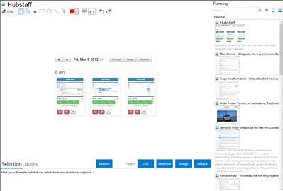 Hubstaff - Flamory bookmarks and screenshots