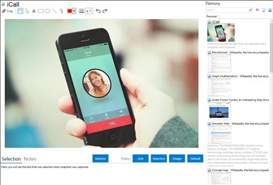 iCall - Flamory bookmarks and screenshots