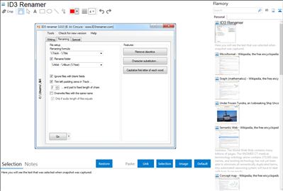 ID3 Renamer - Flamory bookmarks and screenshots