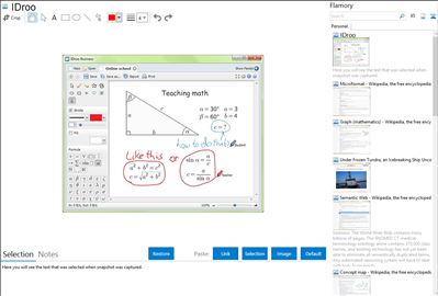 IDroo - Flamory bookmarks and screenshots