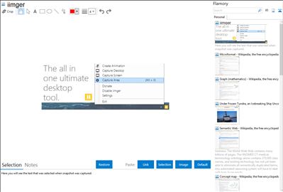 iimger - Flamory bookmarks and screenshots