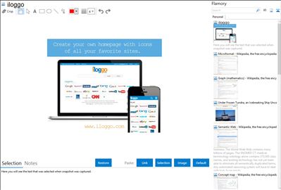 iloggo - Flamory bookmarks and screenshots