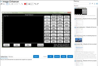 Image Enhancer - Flamory bookmarks and screenshots