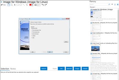 Image for Windows (Image for Linux) - Flamory bookmarks and screenshots