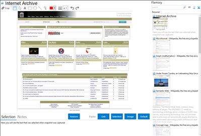 Internet Archive - Flamory bookmarks and screenshots
