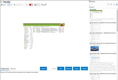 Inzolo - Flamory bookmarks and screenshots