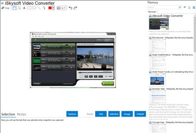 iSkysoft Video Converter - Flamory bookmarks and screenshots