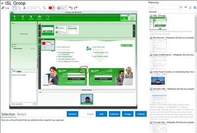 ISL Groop - Flamory bookmarks and screenshots