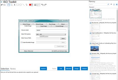 ISO Toolkit - Flamory bookmarks and screenshots