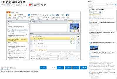 iSpring QuizMaker - Flamory bookmarks and screenshots