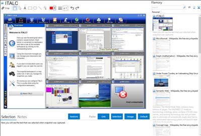 ITALC - Flamory bookmarks and screenshots