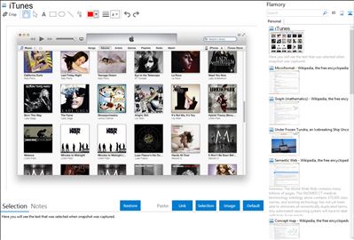 iTunes - Flamory bookmarks and screenshots