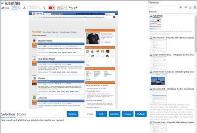iusethis - Flamory bookmarks and screenshots