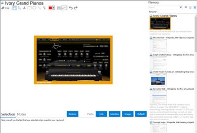 Ivory Grand Pianos - Flamory bookmarks and screenshots