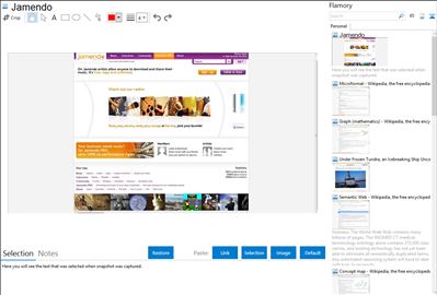 Jamendo - Flamory bookmarks and screenshots
