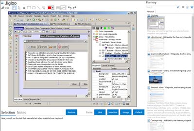 Jigloo - Flamory bookmarks and screenshots