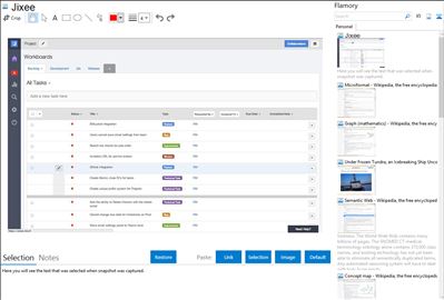 Jixee - Flamory bookmarks and screenshots