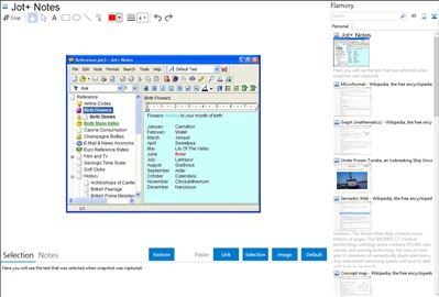 Jot+ Notes - Flamory bookmarks and screenshots
