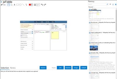 jsFiddle - Flamory bookmarks and screenshots