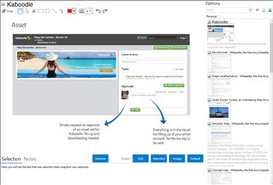 Kaboodle - Flamory bookmarks and screenshots