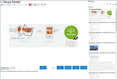 Kaywa Reader - Flamory bookmarks and screenshots