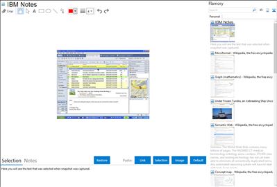 IBM Notes - Flamory bookmarks and screenshots