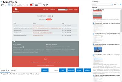 Maildrop.cc - Flamory bookmarks and screenshots