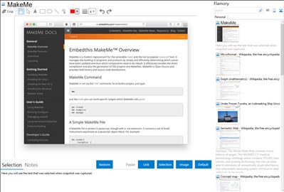 MakeMe - Flamory bookmarks and screenshots