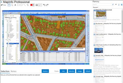 MapInfo Professional - Flamory bookmarks and screenshots