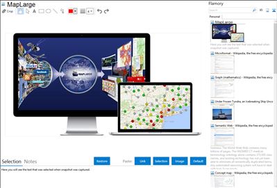 MapLarge - Flamory bookmarks and screenshots