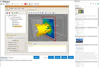 Mayavi - Flamory bookmarks and screenshots