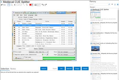 Medieval CUE Splitter - Flamory bookmarks and screenshots