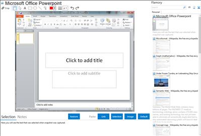 Microsoft Office Powerpoint - Flamory bookmarks and screenshots