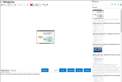 Mindomo - Flamory bookmarks and screenshots