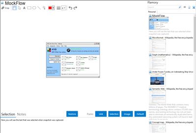MockFlow - Flamory bookmarks and screenshots