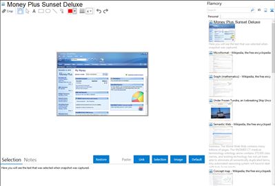 Money Plus Sunset Deluxe - Flamory bookmarks and screenshots