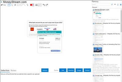 MoneyStream.com - Flamory bookmarks and screenshots