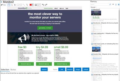 Monitor2 - Flamory bookmarks and screenshots