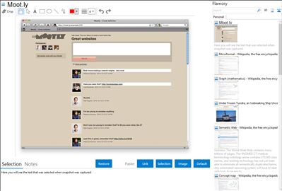 Moot.ly - Flamory bookmarks and screenshots