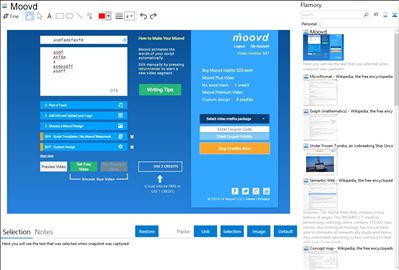 Moovd - Flamory bookmarks and screenshots