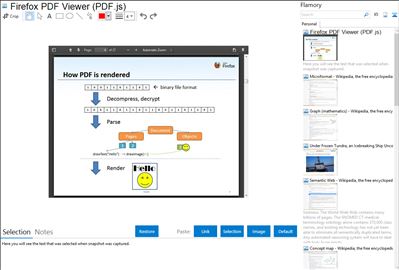 Firefox PDF Viewer (PDF.js) - Flamory bookmarks and screenshots