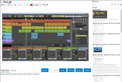 MuLab - Flamory bookmarks and screenshots