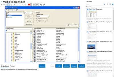 Multi File Renamer - Flamory bookmarks and screenshots