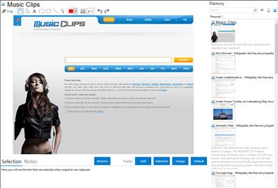 Music Clips - Flamory bookmarks and screenshots