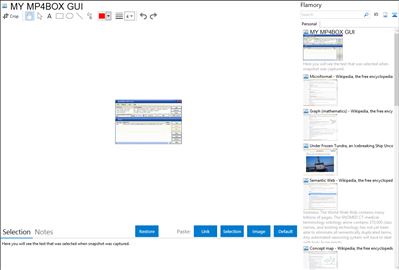 MY MP4BOX GUI - Flamory bookmarks and screenshots