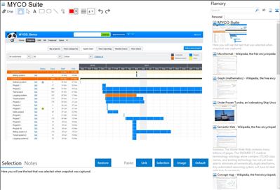 MYCO Suite - Flamory bookmarks and screenshots