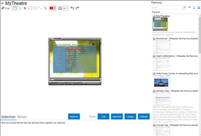 MyTheatre - Flamory bookmarks and screenshots