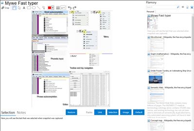 Mywe Fast typer - Flamory bookmarks and screenshots