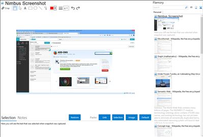 Nimbus Screenshot - Flamory bookmarks and screenshots