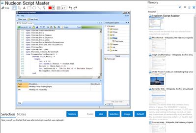 Nucleon Script Master - Flamory bookmarks and screenshots